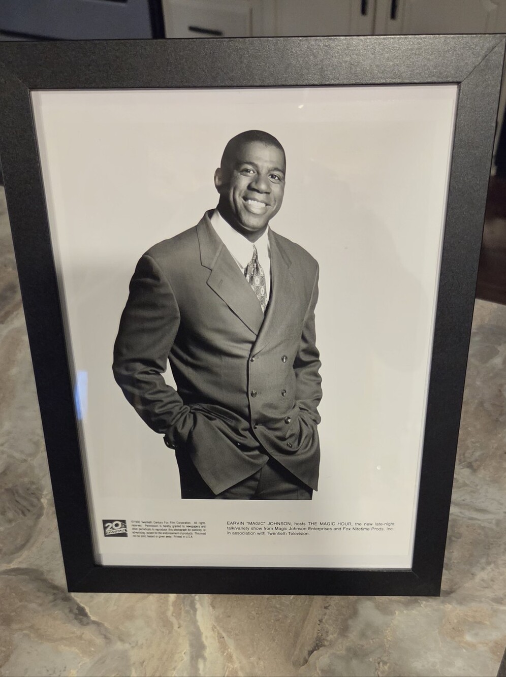 Black Framed Black & White Portrait Photo